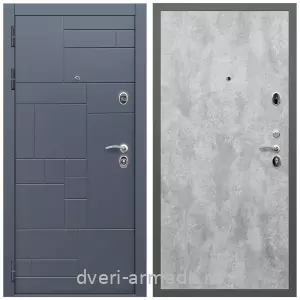 Двери со склада, Дверь входная Армада Аккорд МДФ 10 мм / МДФ 6 мм ПЭ Цемент светлый