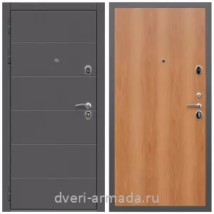 Двери со склада, Дверь входная Армада Роуд МДФ 10 мм / МДФ 6 мм ПЭ Миланский орех