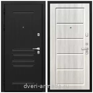 Входные двери черная шагрень, Дверь входная Армада Экстра МДФ 10 мм ФЛ-243 Черная шагрень / МДФ 6 мм ФЛ-39 Венге светлый с повышенной шумоизоляцией