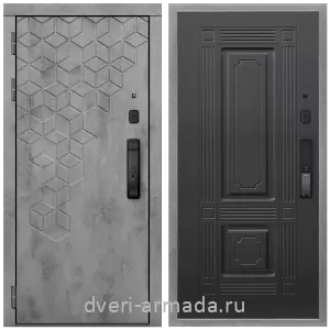 Входные двери Экстра, Дверь входная Армада Квадро МДФ 16 мм Kaadas K9 / МДФ 16 мм ФЛ-2 Венге