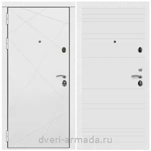 Красивые входные двери, Дверь входная Армада Престиж Белая шагрень МДФ 16 мм Престиж Лофт ФЛ-291 / МДФ 16 мм ФЛ Дуб кантри горизонт