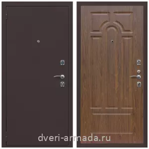 Недорогие уличные двери, Дверь входная Армада Комфорт Антик медь / ФЛ-58 Морёная береза