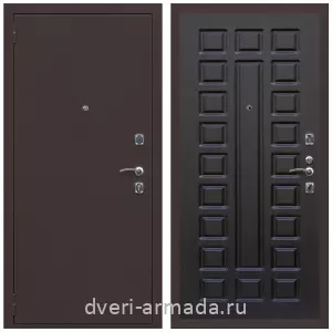 С теплоизоляцией для квартиры, Дверь входная Армада Комфорт Антик медь / ФЛ-183 Венге