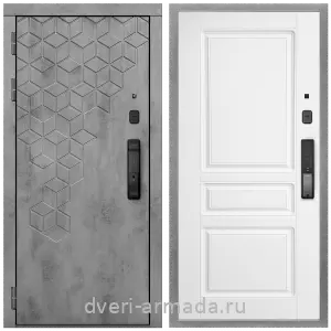 Дверь входная Армада Квадро Kaadas K9 / ФЛ-243 Белый матовый