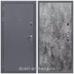Антивандальные, Антивандальная металлическая  дверь входная Армада Престиж Strong антик серебро / МДФ 6 мм ПЭ Цемент темный