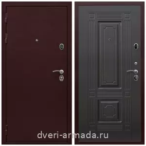 Антивандальные, Антивандальная металлическая  дверь входная Армада Престиж 2 Антик медь / МДФ 6 мм ФЛ-2 Венге