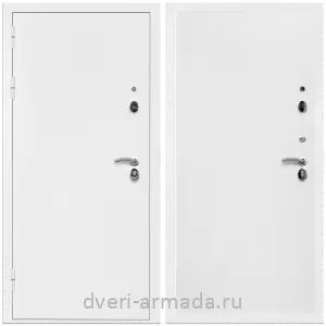 Белые, Дверь входная Армада Оптима Белая шагрень / Гладкая Белый матовый