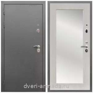 Темные входные двери, Дверь входная Армада Оптима Антик серебро / МДФ 16 мм ФЛЗ-Пастораль, Дуб белёный