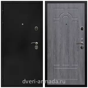 Двери со склада, Дверь входная Армада Престиж Черная шагрень / МДФ 6 мм ФЛ-58 Дуб Филадельфия графит