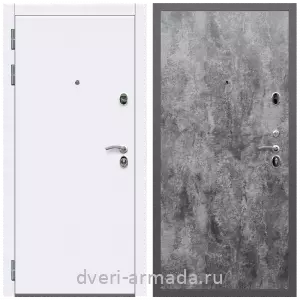 Двери со склада, Дверь входная Армада Кварц МДФ 10 мм / МДФ 6 мм ПЭ Цемент темный