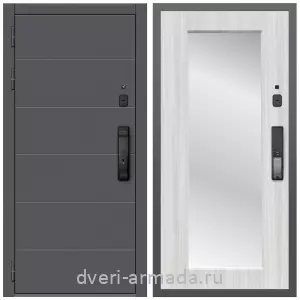 Входные двери с двумя петлями, Дверь входная Армада Роуд МДФ 10 мм Kaadas K9 / МДФ 16 мм ФЛЗ-Пастораль, Сандал белый