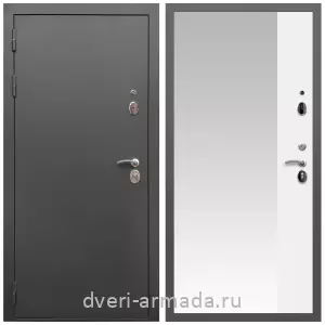 Антивандальные для квартир, Дверь входная Армада Гарант / МДФ 16 мм ФЛЗ Панорама-1 Белый матовый