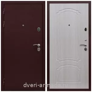Антивандальные, Антивандальная металлическая  дверь входная Армада Престиж 2 Антик медь / МДФ 6 мм ФЛ-140 Дуб беленый