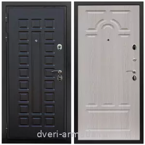 Двери МДФ для квартиры, Дверь входная Армада Триумф ФЛ-183 Венге / ФЛ-58 Дуб беленый