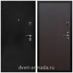Двери со склада, Дверь входная Армада Престиж Черная шагрень / МДФ 6 мм ПЭ Венге