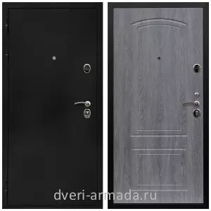 Двери со склада, Дверь входная Армада Престиж Черная шагрень / МДФ 6 мм ФЛ-138 Дуб Филадельфия графит