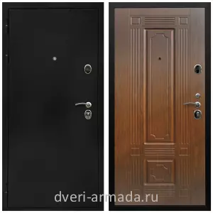Двери со склада, Дверь входная Армада Престиж Черная шагрень / МДФ 6 мм ФЛ-2 Морёная берёза