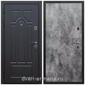 Двери со склада, Дверь входная Армада Эврика МДФ 10 мм ФЛ-58 / МДФ 6 мм ПЭ Цемент темный