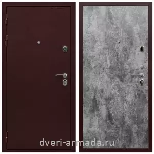 Антивандальные, Антивандальная металлическая  дверь входная Армада Престиж 2 Антик медь / МДФ 6 мм ПЭ Цемент темный
