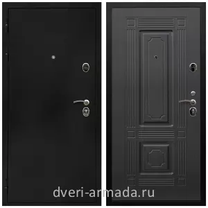 Темные входные двери, Дверь входная Армада Престиж Черная шагрень / МДФ 6 мм ФЛ-2 Венге
