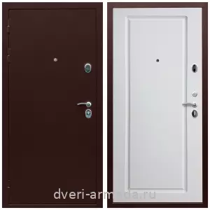 Входные двери Верона, Дверь входная Армада Люкс Антик медь / МДФ 16 мм ФЛ-119 Белый матовый