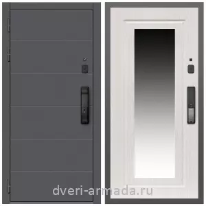 Входные двери с двумя петлями, Дверь входная Армада Роуд МДФ 10 мм Kaadas K9 / МДФ 16 мм ФЛЗ-120 Дуб белёный