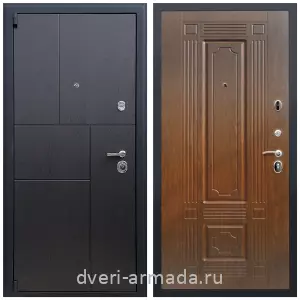 Толстые входные двери, Дверь входная Армада Бастион ФЛ-290 Дуб фактурный шоколад / ФЛ-2 Мореная береза