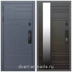 Двери со склада, Умная входная смарт-дверь Армада Аккорд МДФ 10 мм Kaadas K9 / МДФ 16 мм ФЛЗ-Сити Венге