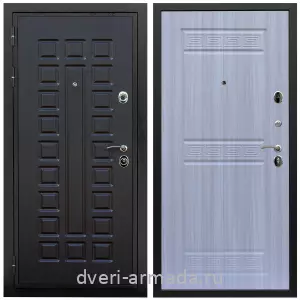 Двери МДФ для квартиры, Дверь входная Армада Триумф ФЛ-183 Венге / ФЛ-242 Сандал белый