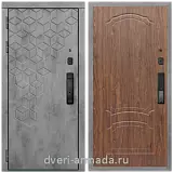 Дверь входная Армада Квадро Kaadas K9 / ФЛ-140 Морёная береза