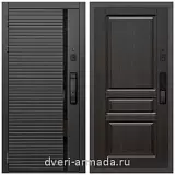 Умная входная смарт-дверь Армада Каскад BLACK Kaadas K9 / ФЛ-243 Венге