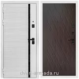 Дверь входная Армада Каскад WHITE МДФ 10 мм / МДФ 16 мм ФЛ-86 Венге структурный