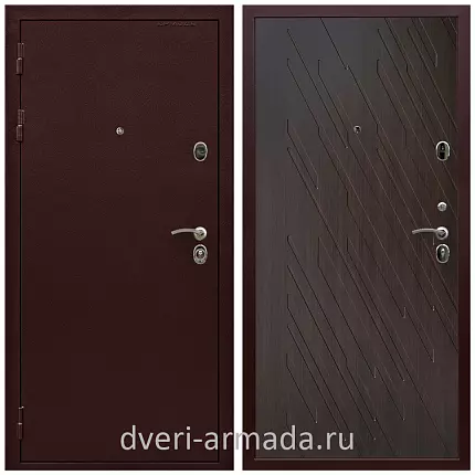 Дверь входная Армада Престиж 2 Антик медь / МДФ 16 мм ФЛ-86 Венге структурный