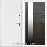 Дверь входная Армада Оптима Белая шагрень / МДФ 16 мм ФЛЗ-Сити Венге