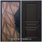 Умная входная смарт-дверь Армада Ламбо Kaadas S500 / ФЛ-243 Венге