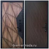 Умная входная смарт-дверь Армада Ламбо Kaadas S500 / ФЛ-86 Венге структурный